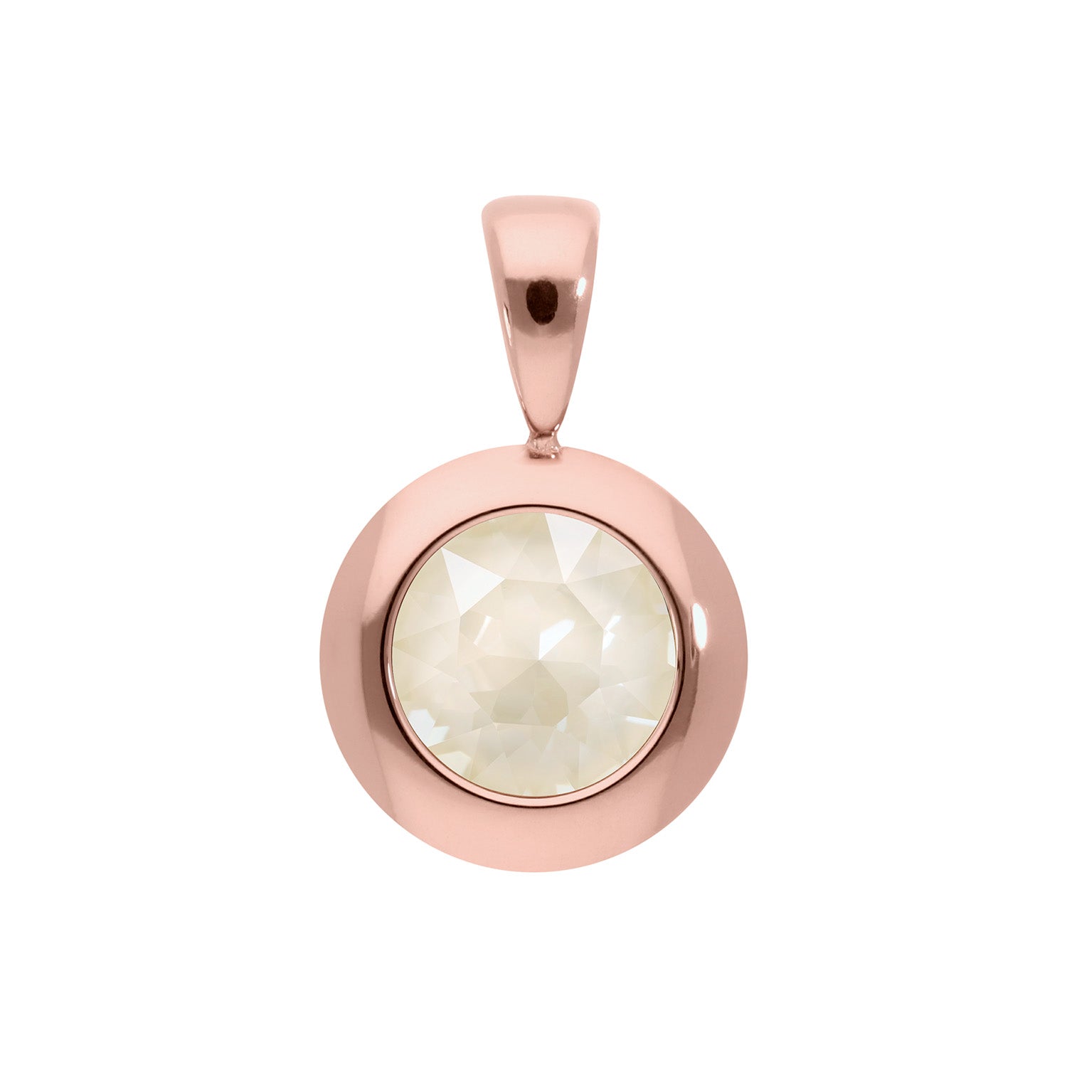 Tondo Pendant 0.51" - Rose Gold