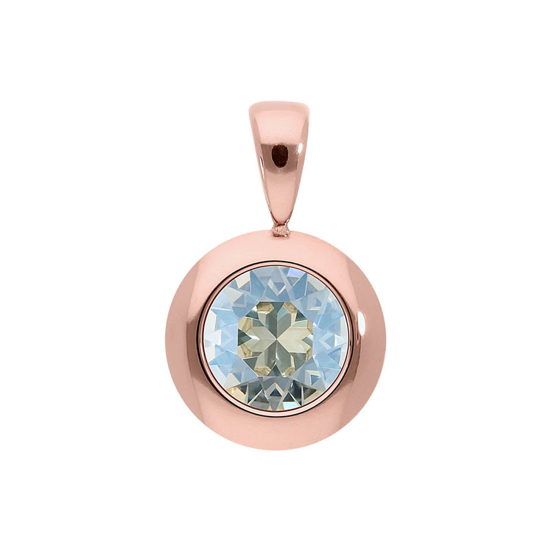 Tondo Pendant 0.51" - Rose Gold