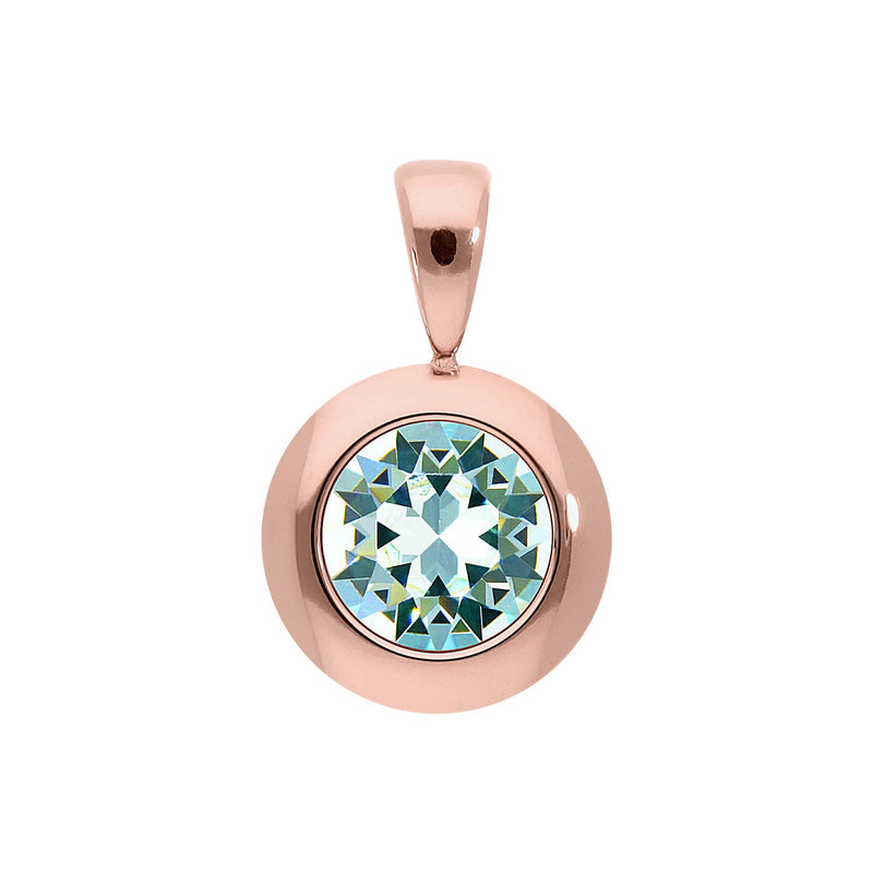 Tondo Pendant 0.51" - Rose Gold