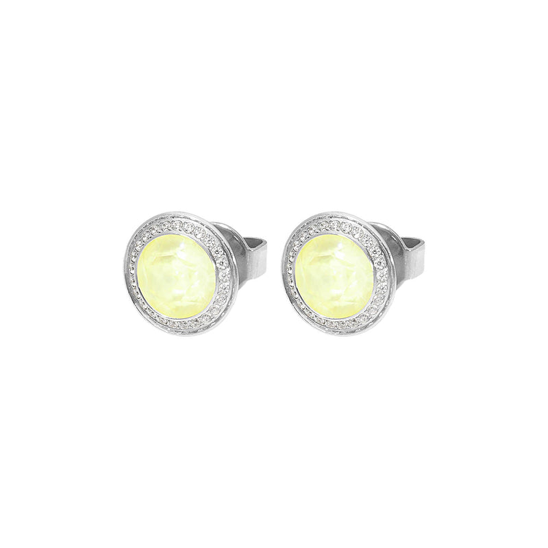 Tondo Deluxe Stud Earring 9mm - Silver