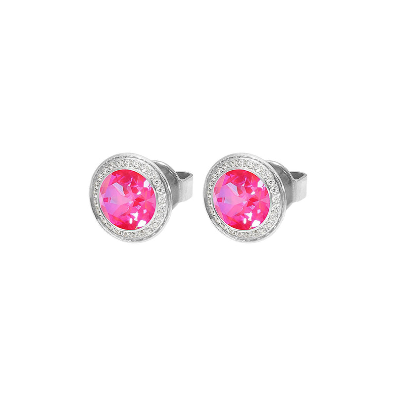 Tondo Deluxe Stud Earring 9mm - Silver