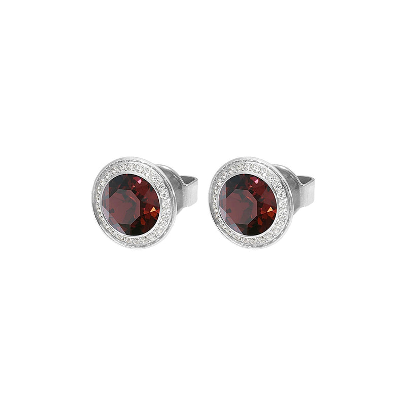 Tondo Deluxe Stud Earring 0.35" - Silver