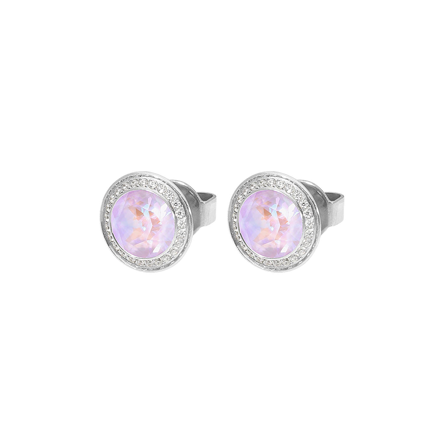 Tondo Deluxe Stud Earring 0.35" - Silver