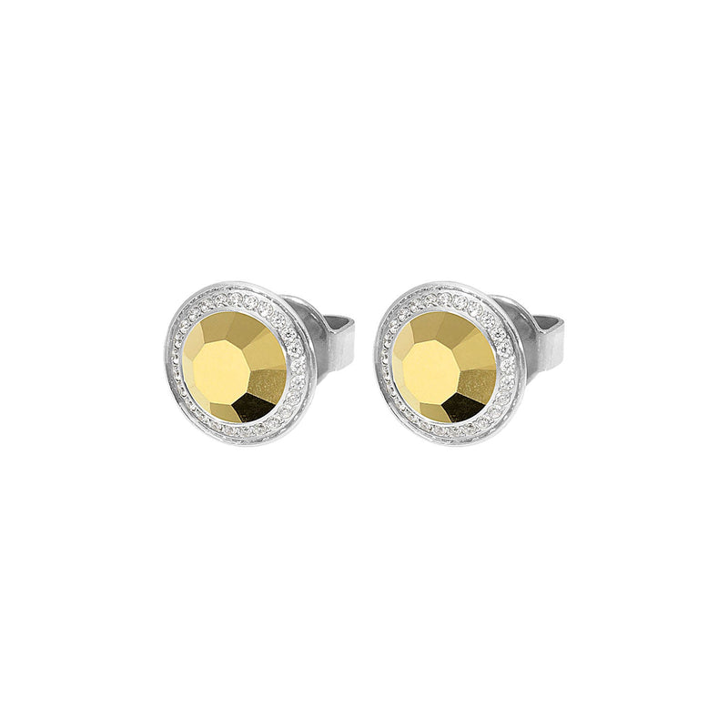 Tondo Deluxe Stud Earring 0.35" - Silver