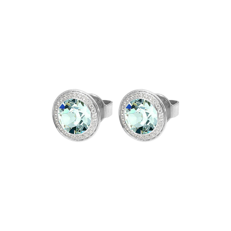 Tondo Deluxe Stud Earring 9mm - Silver