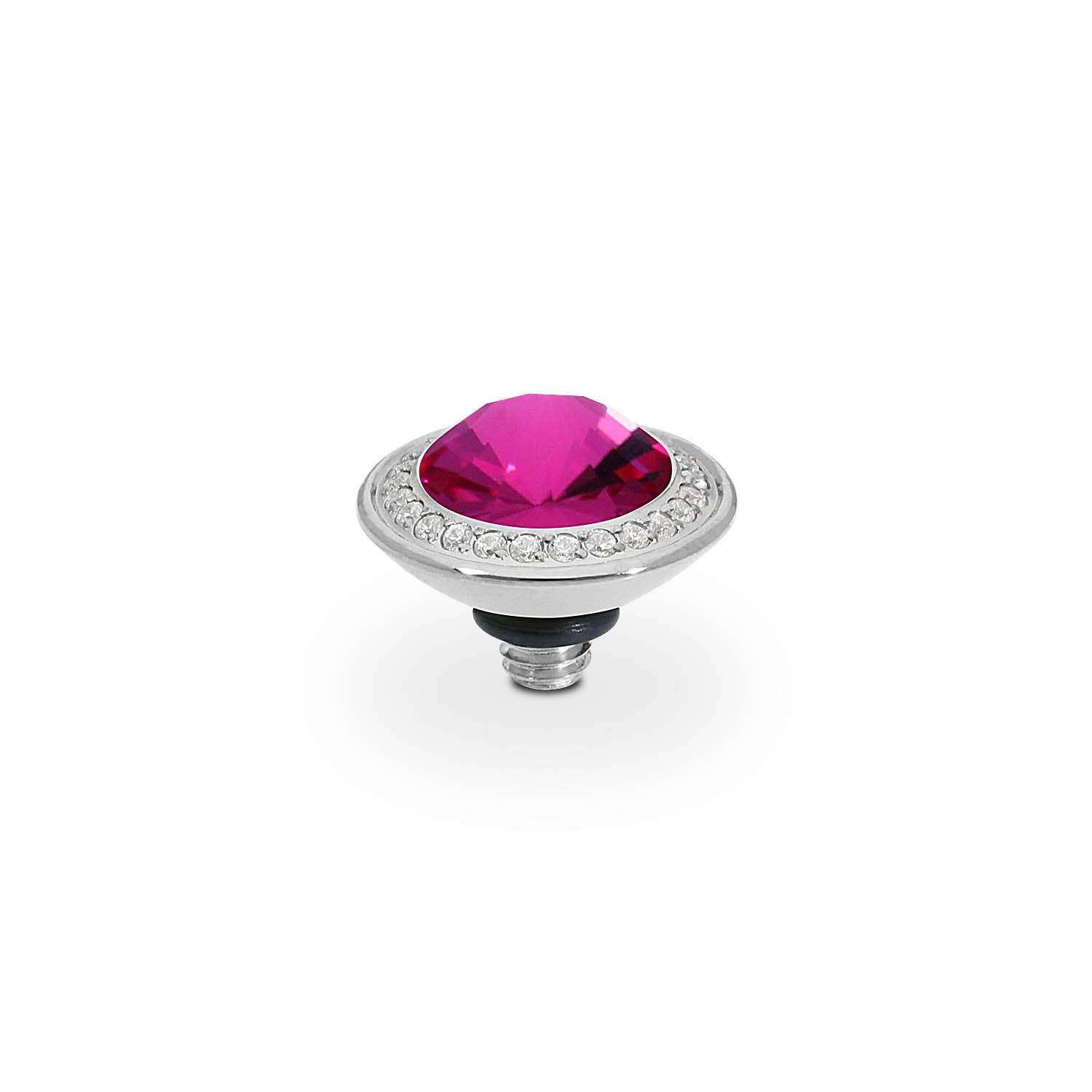 Tondo Deluxe Top 0.35" - Silver fuchsia