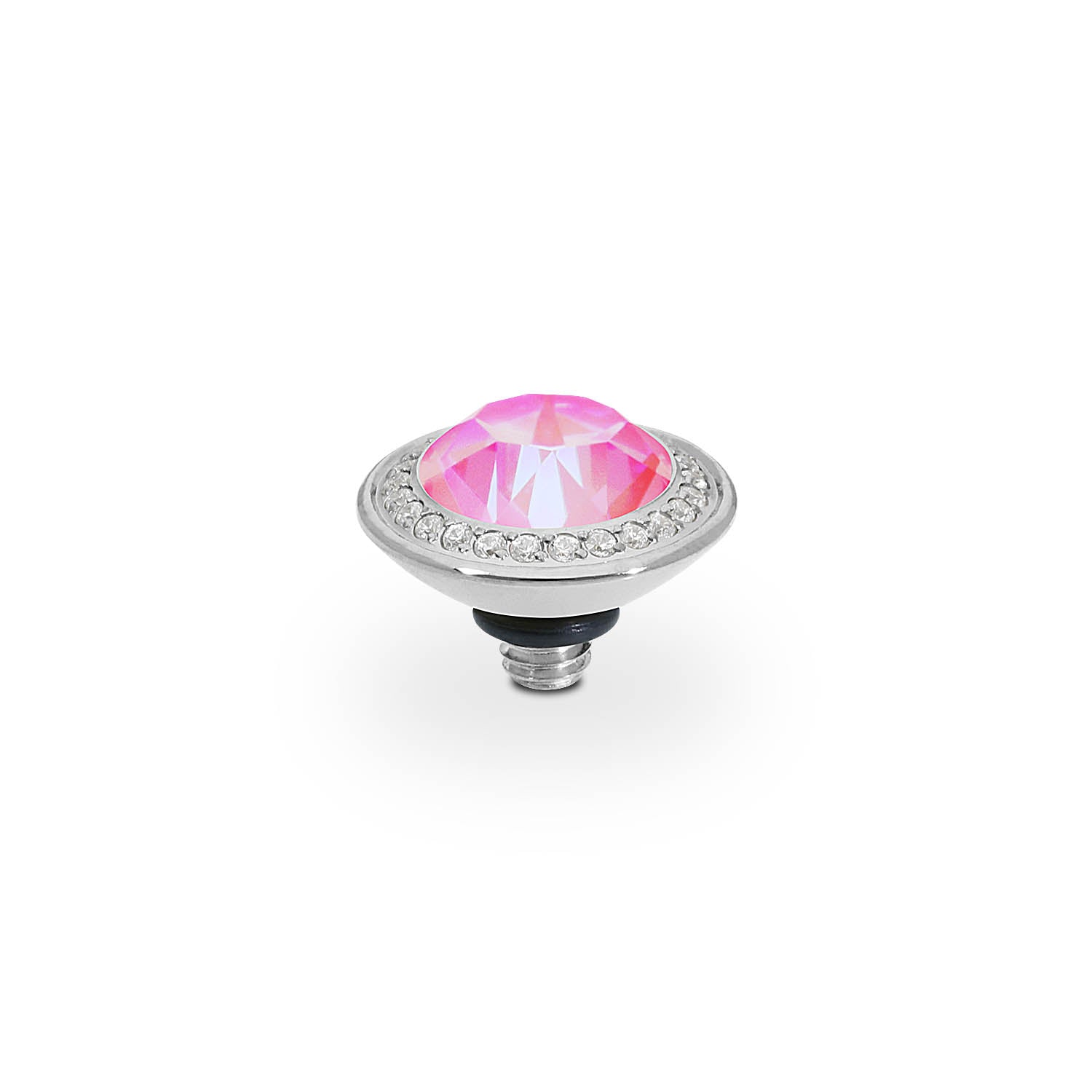 Tondo Deluxe Top 0.35" - Silver lotus pink delite
