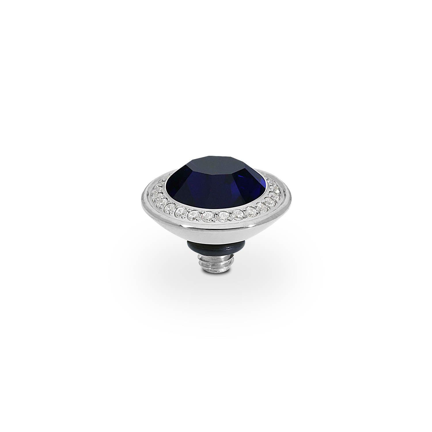 Tondo Deluxe Top 0.35" - Silver Dark Indigo