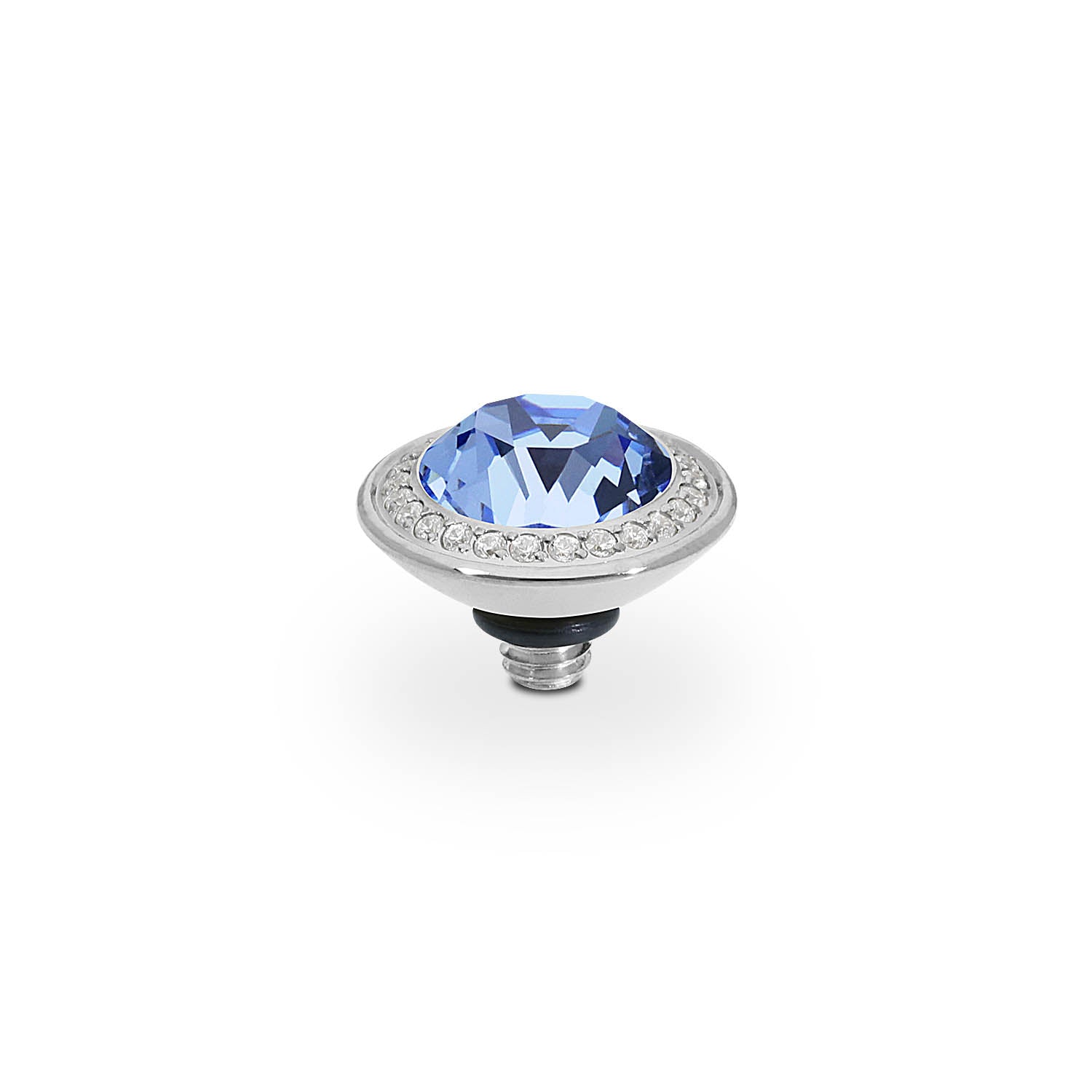 Tondo Deluxe Top 0.35" - Silver light sapphire