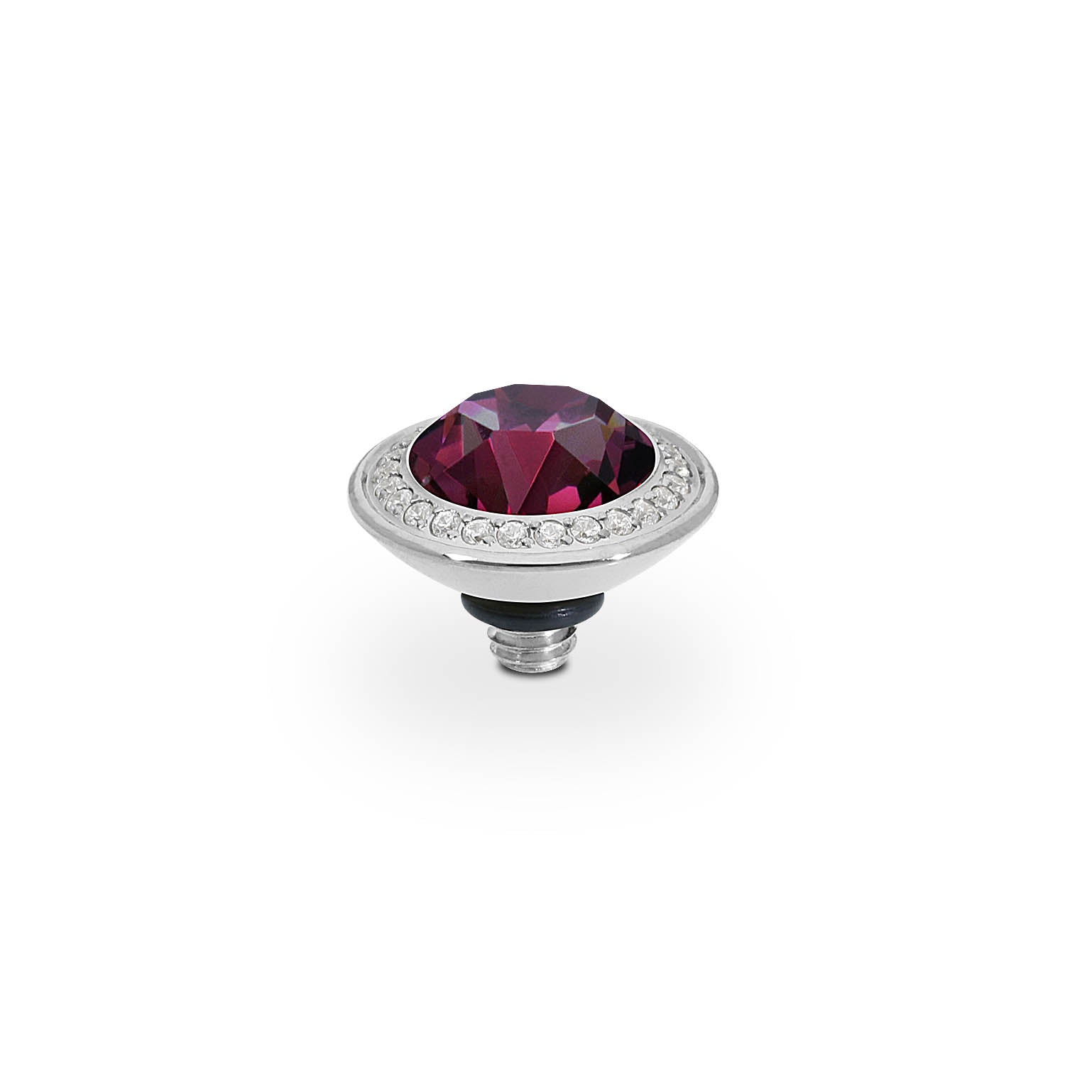 Tondo Deluxe Top 0.35" - Silver amethyst