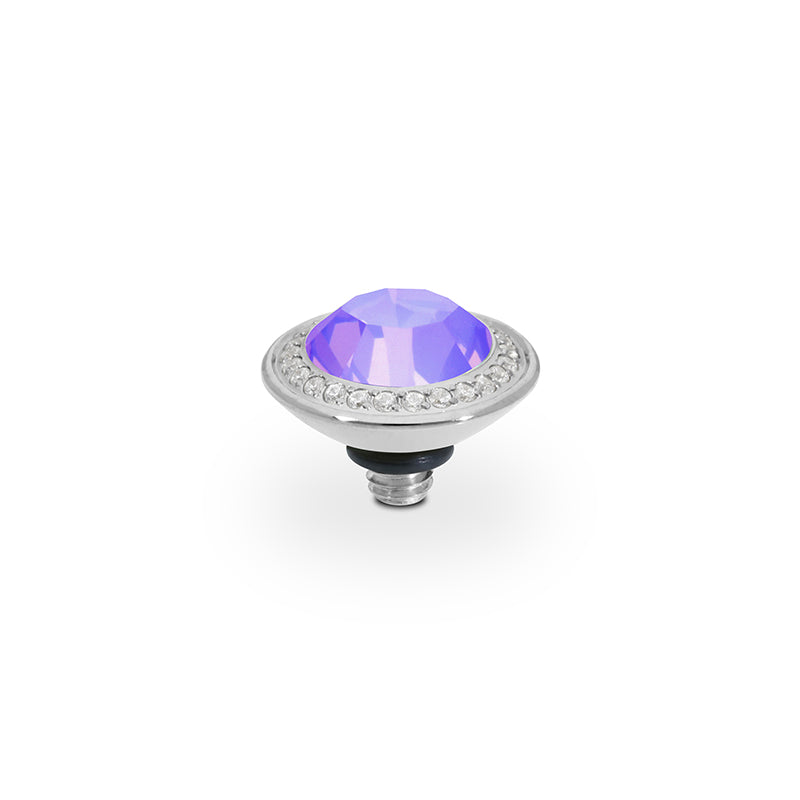 Tondo Deluxe Top 0.35" - Silver Crystal Purple Ignite