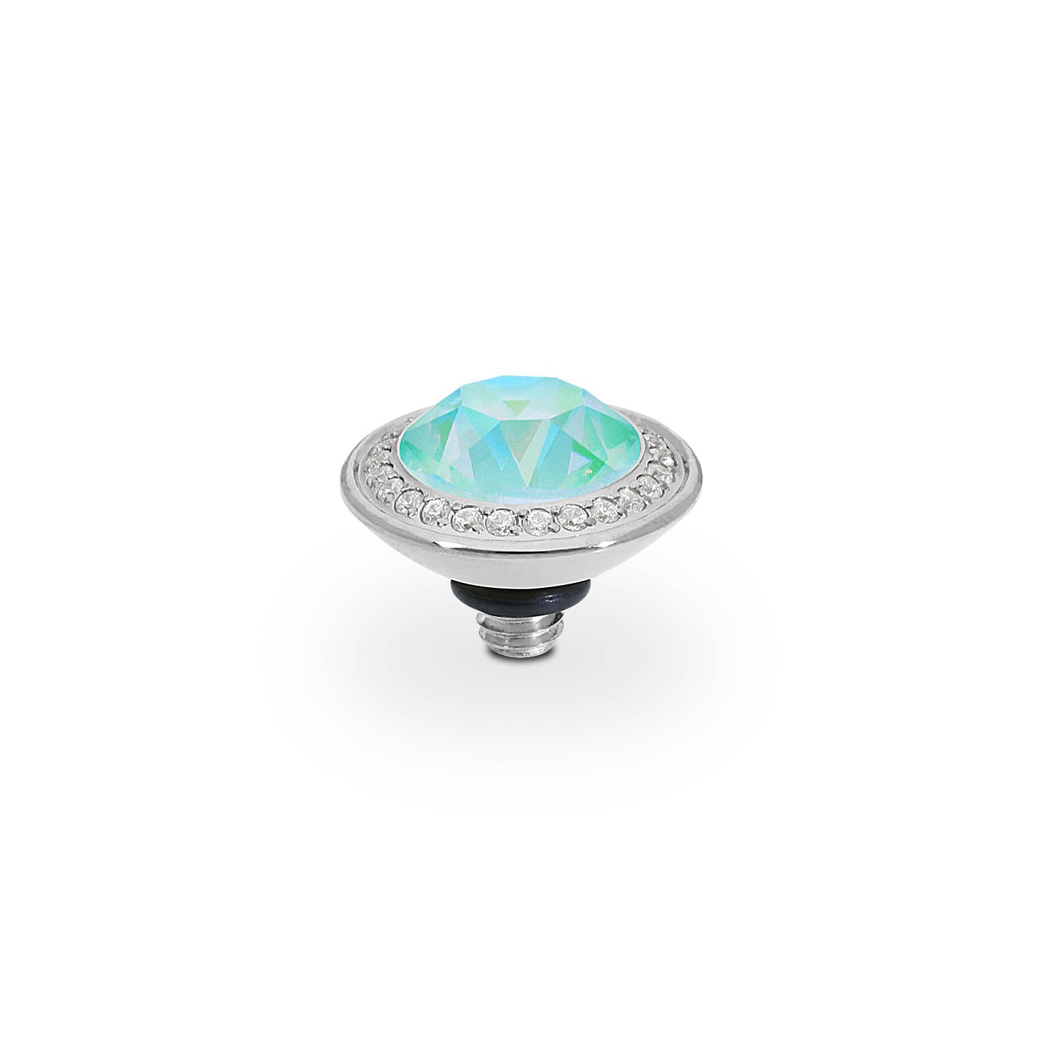 Tondo Deluxe Top 0.35" - Silver silky sage delite