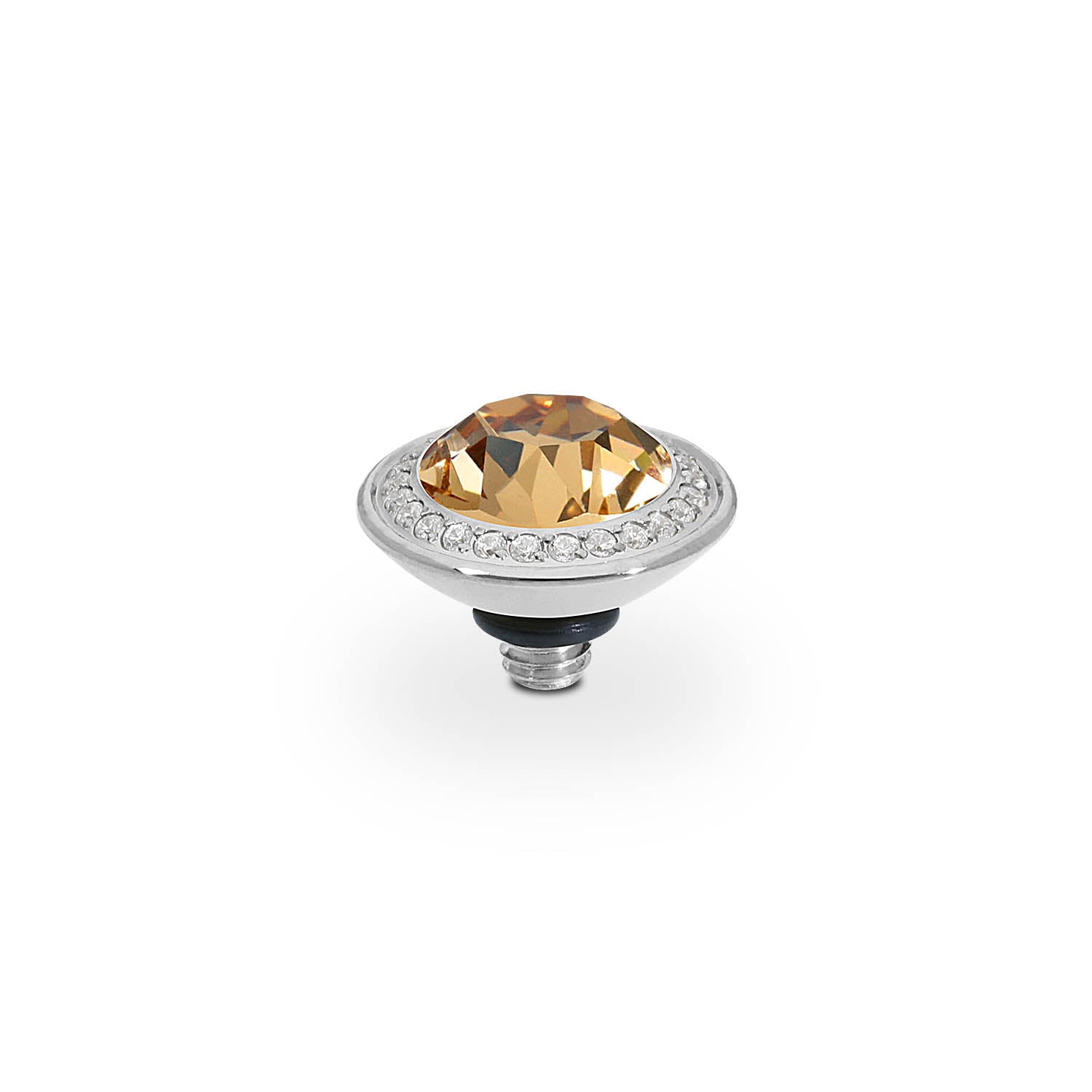 Tondo Deluxe Top 0.35" - Silver light colorado topaz