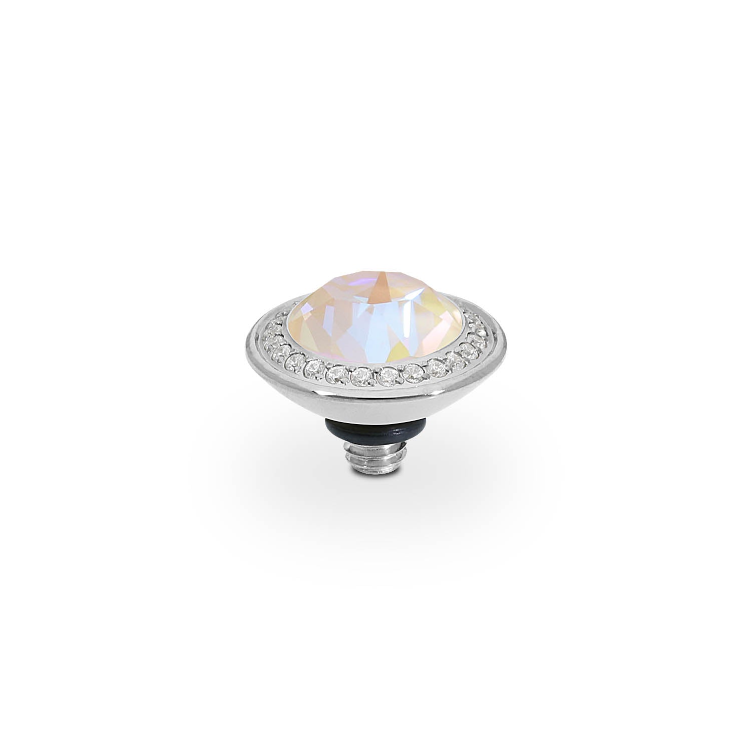 Tondo Deluxe Top 0.35" - Silver ivory cream delite