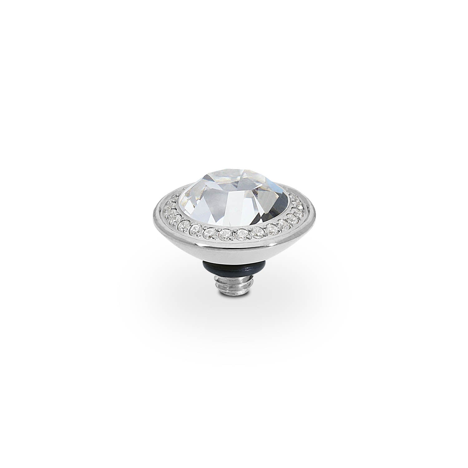Tondo Deluxe Top 0.35" - Silver crystal