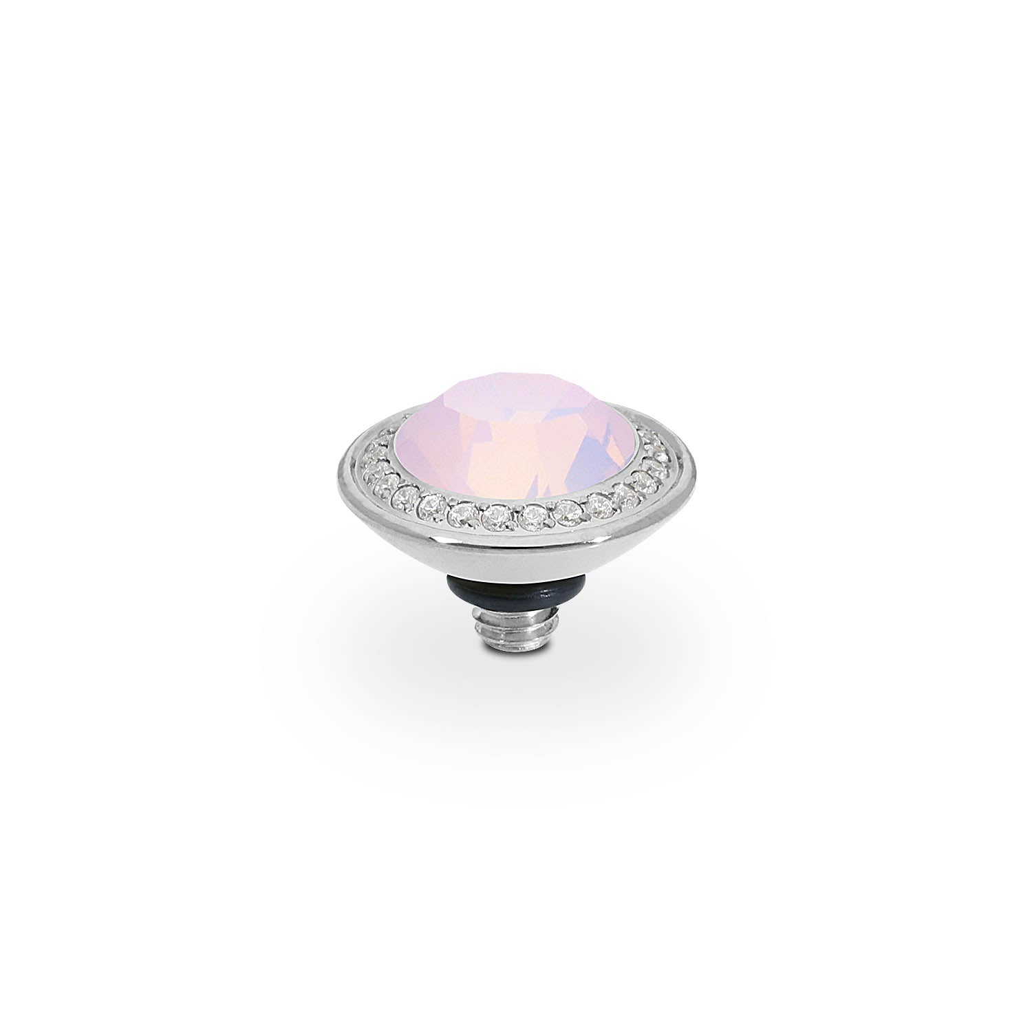 Tondo Deluxe Top 0.35" - Silver rose opal