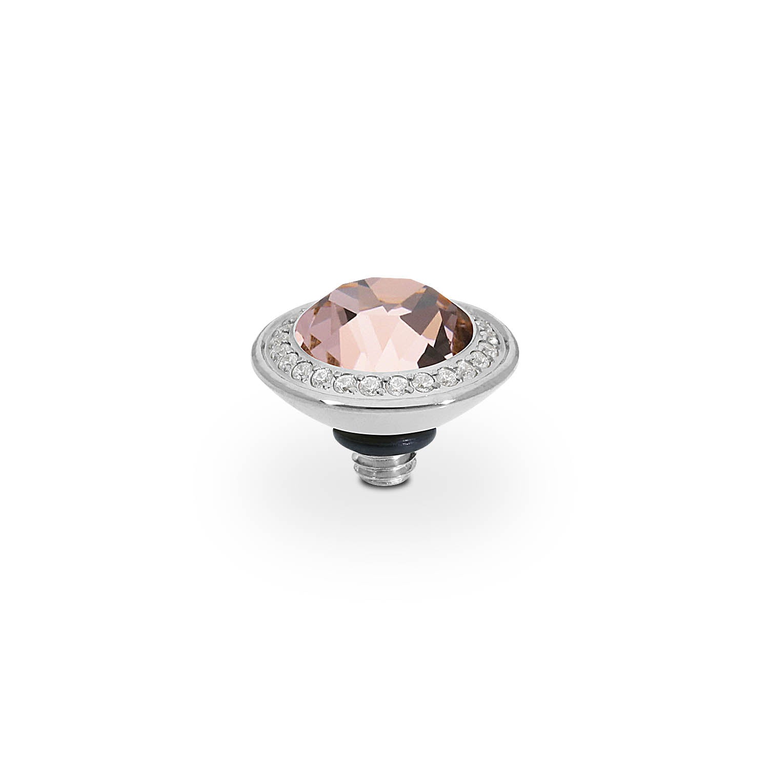 Tondo Deluxe Top 0.35" - Silver vintage rose