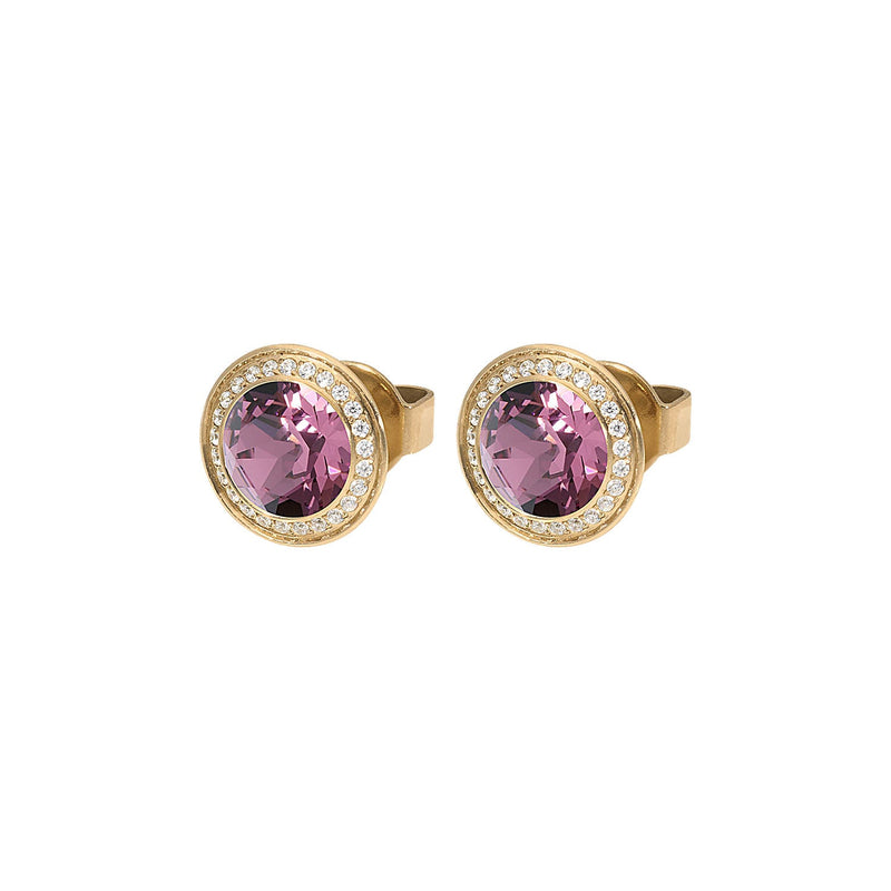 Tondo Deluxe Stud Earring 0.35" - Gold