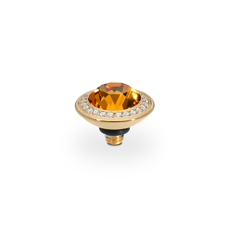 Tondo Deluxe Top 0.35" - Gold Topaz