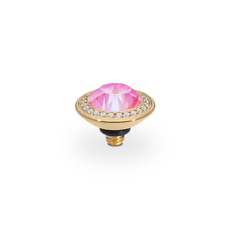 Tondo Deluxe Top 0.35" - Gold lotus pink delite