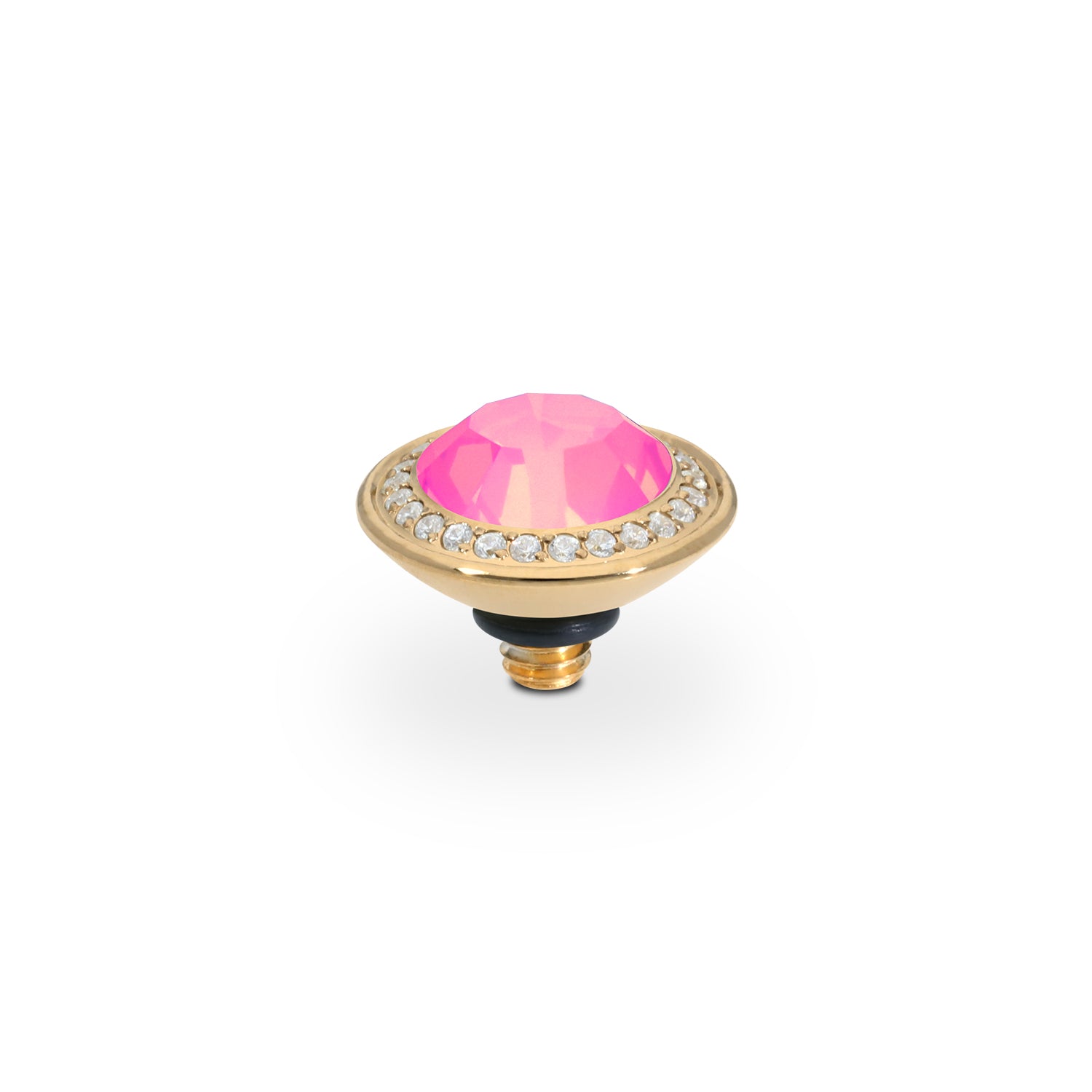 Tondo Deluxe Top 0.35" - Gold Crystal Dahlia Ignite