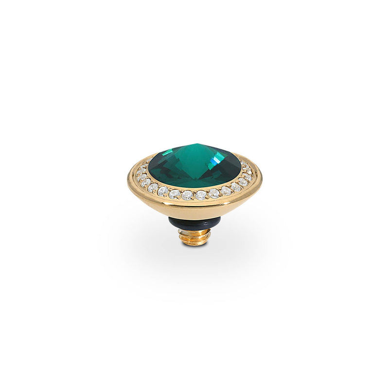 Tondo Deluxe Top 0.35" - Gold emerald