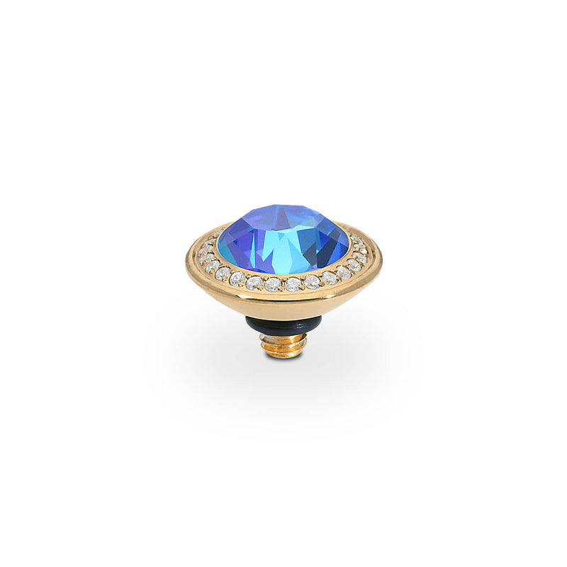 Tondo Deluxe Top 0.35" - Gold royal blue delite
