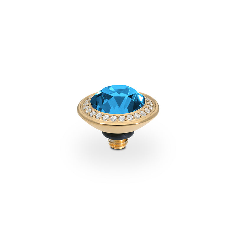 Tondo Deluxe Top 0.35" - Gold Denim Blue