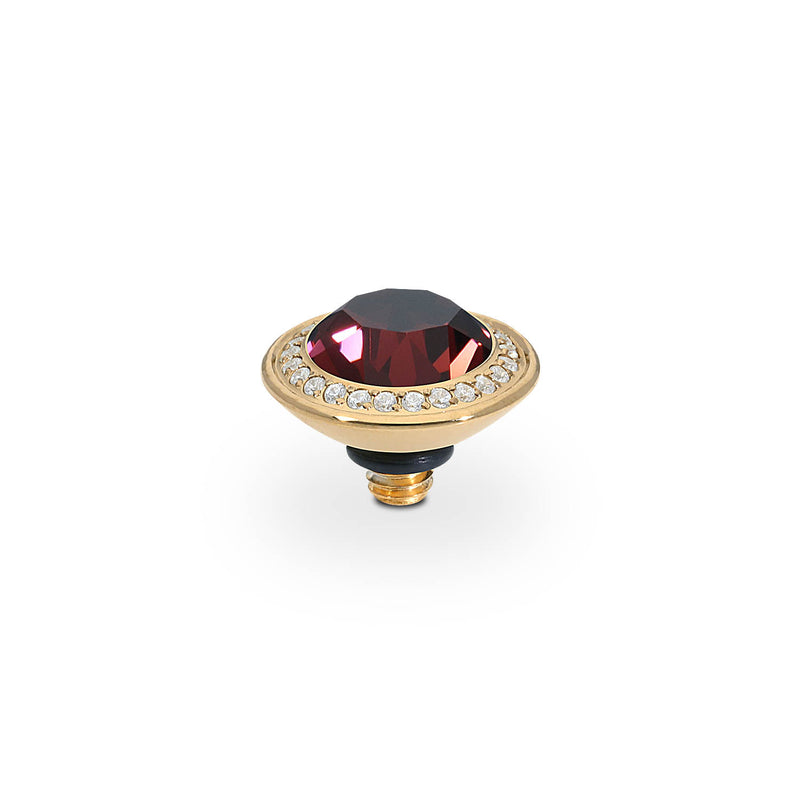 Tondo Deluxe Top 0.35" - Gold Burgundy