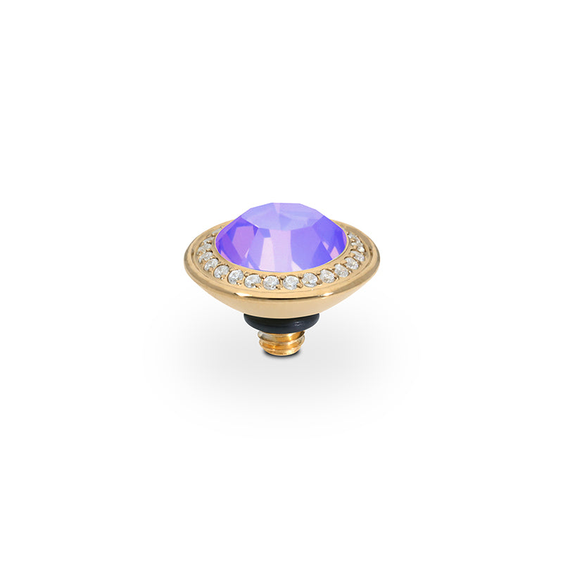 Tondo Deluxe Top 0.35" - Gold Crystal Purple Ignite