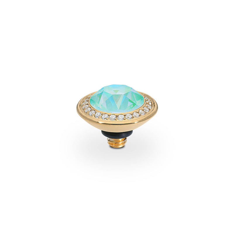 Tondo Deluxe Top 0.35" - Gold silky sage delite