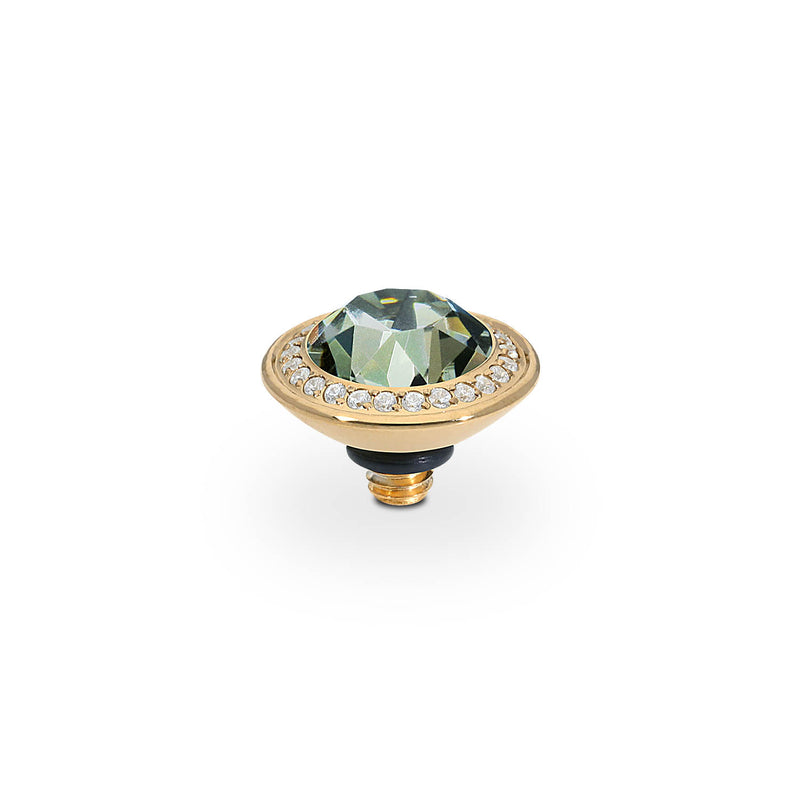 Tondo Deluxe Top 0.35" - Gold black diamond