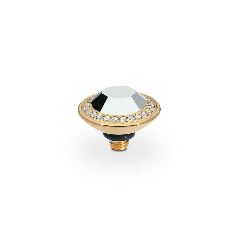 Tondo Deluxe Top 0.35" - Gold crystal labrador
