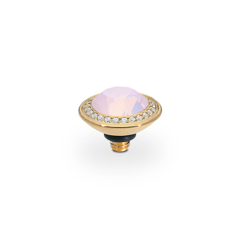 Tondo Deluxe Top 0.35" - Gold rose opal