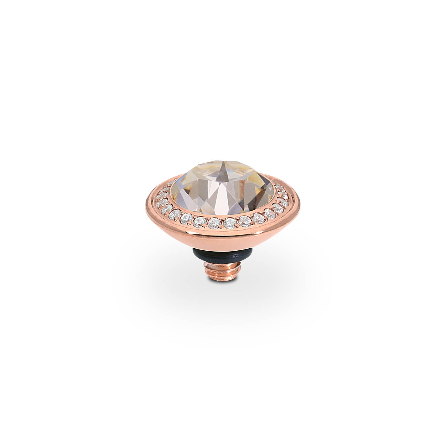 Tondo Deluxe Top 0.35" - Rose Gold silk