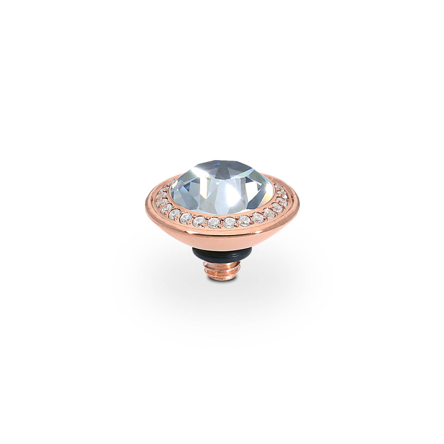 Tondo Deluxe Top 0.35" - Rose Gold blue shade
