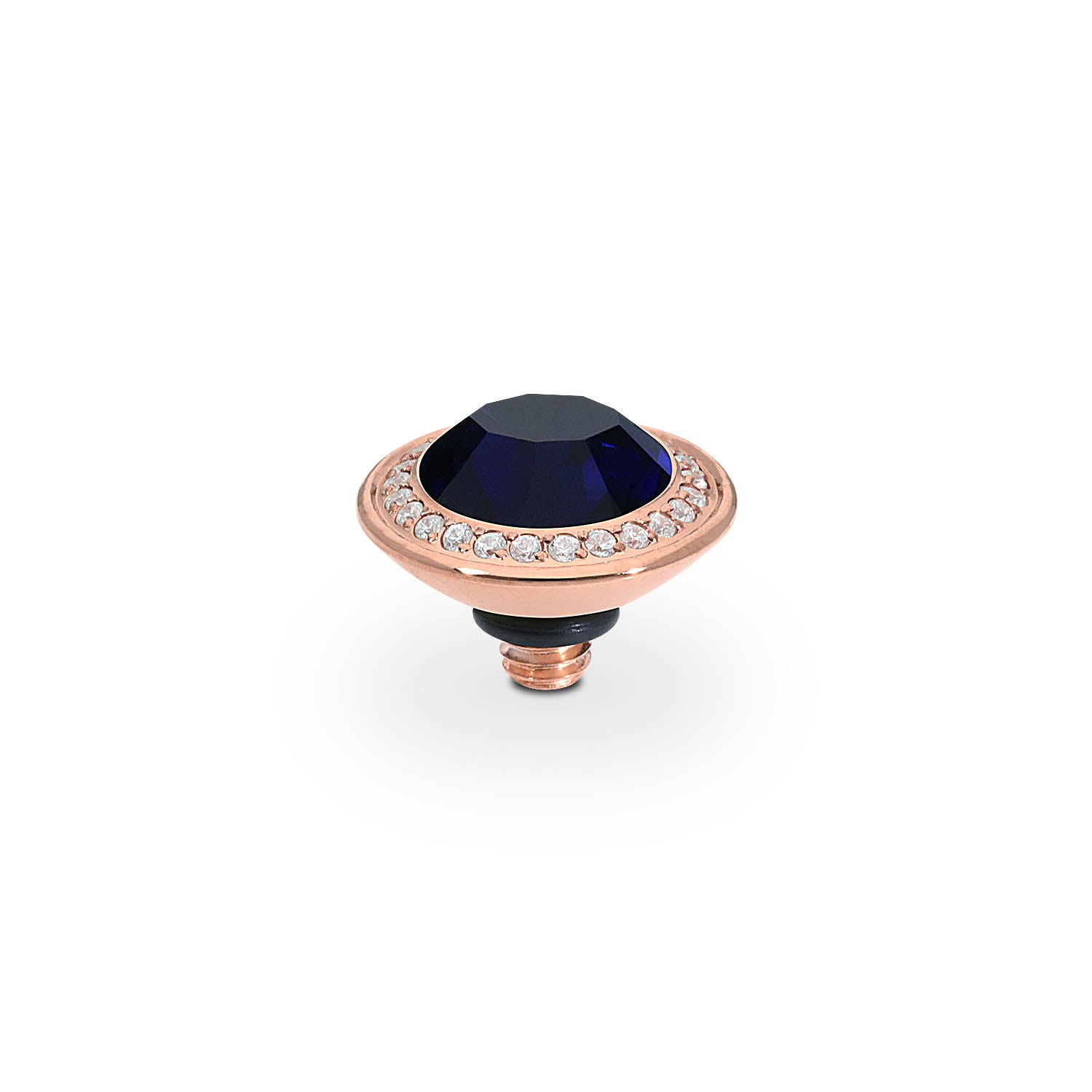 Tondo Deluxe Top 0.35" - Rose Gold Dark Indigo