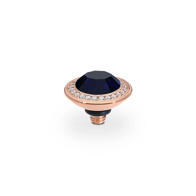 Tondo Deluxe Top 0.35" - Rose Gold Dark Indigo