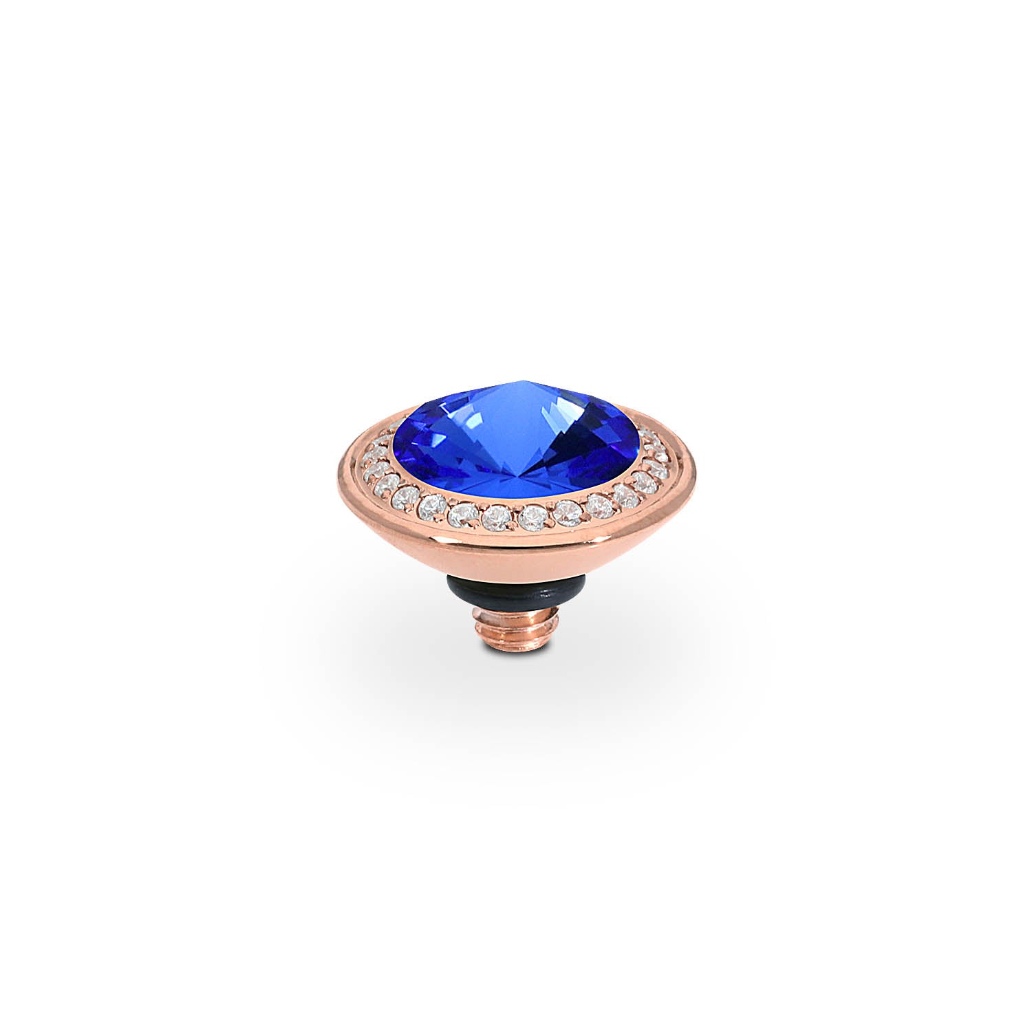 Tondo Deluxe Top 0.35" - Rose Gold sapphire