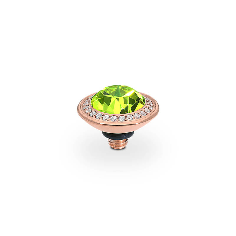Tondo Deluxe Top 0.35" - Rose Gold Citrus Green