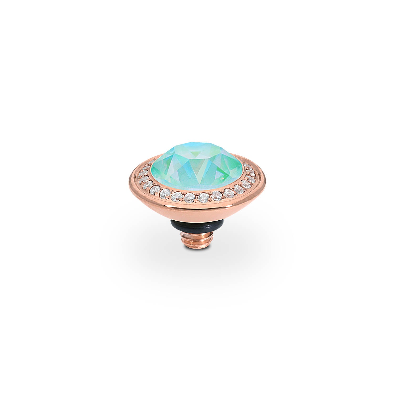 Tondo Deluxe Top 0.35" - Rose Gold silky sage delite