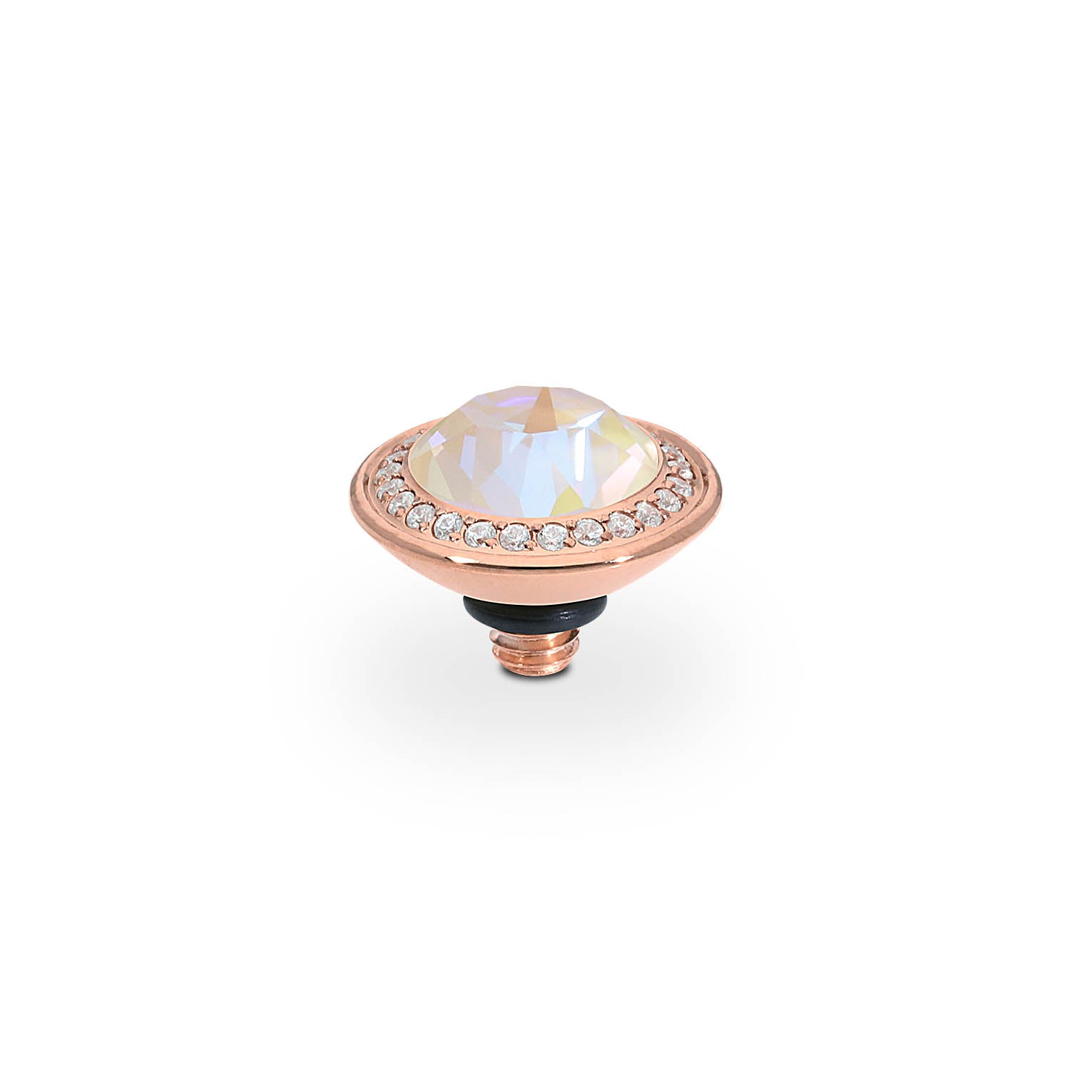 Tondo Deluxe Top 0.35" - Rose Gold ivory cream delite