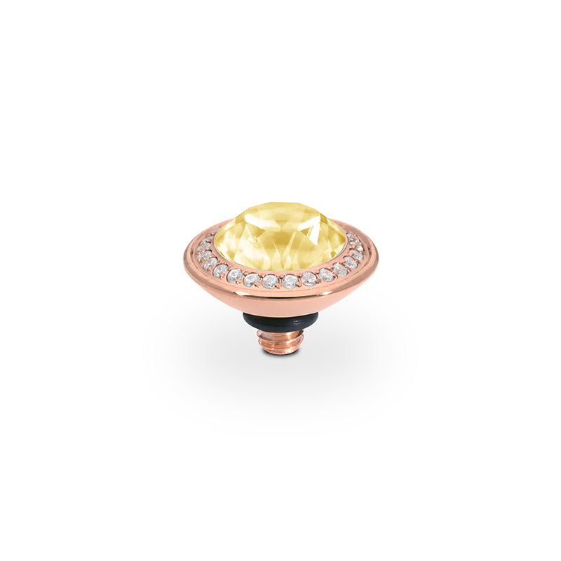 Tondo Deluxe Top 0.35" - Rose Gold Recreated Dark Jonquil