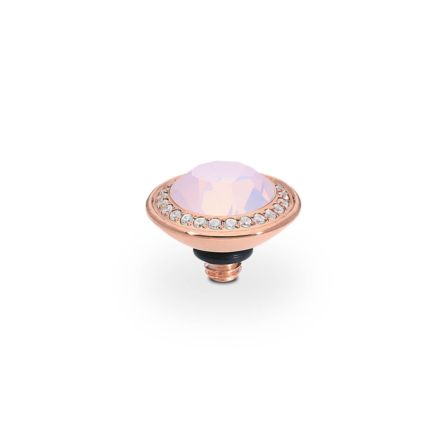Tondo Deluxe Top 0.35" - Rose Gold rose opal