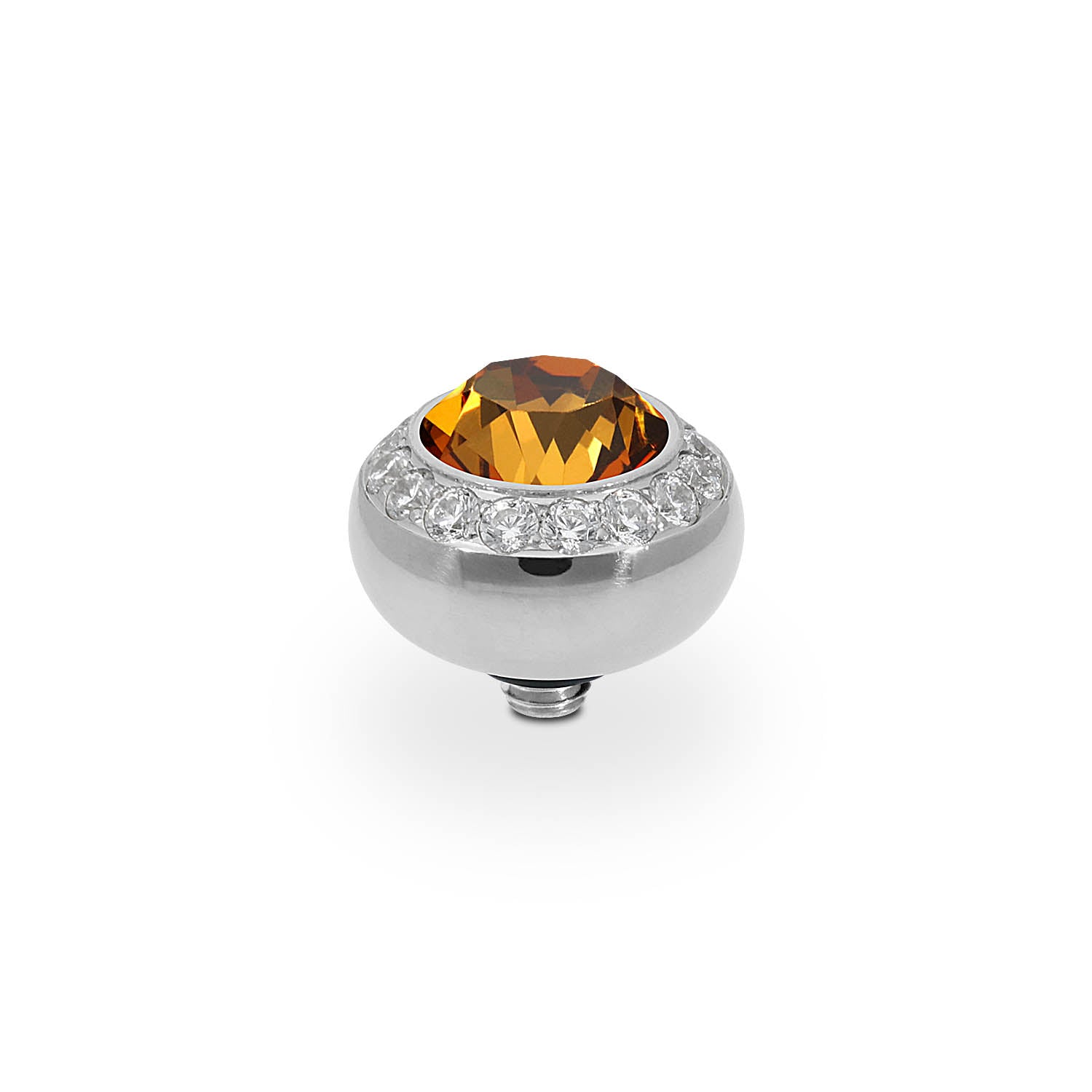 Tondo Deluxe Top 0.4" - Silver light amber