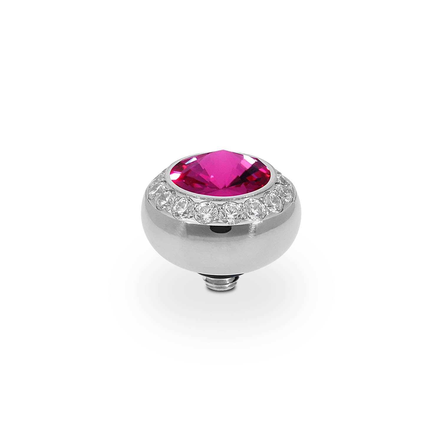 Tondo Deluxe Top 0.4" - Silver fuchsia