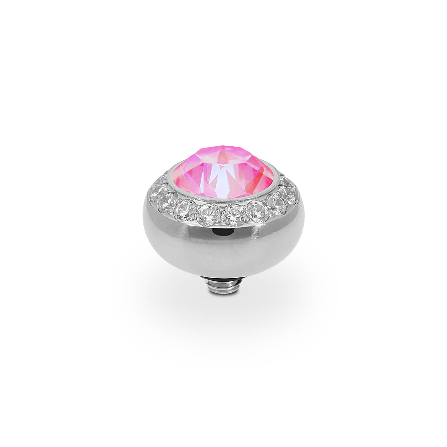 Tondo Deluxe Top 0.4" - Silver lotus pink delite