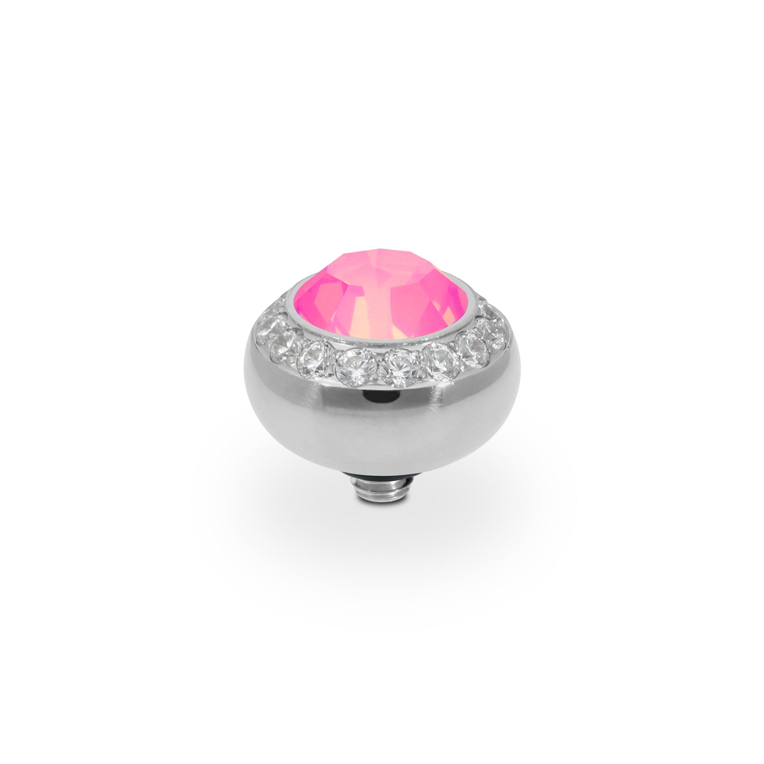 Tondo Deluxe Top 0.4" - Silver Crystal Dahlia Ignite