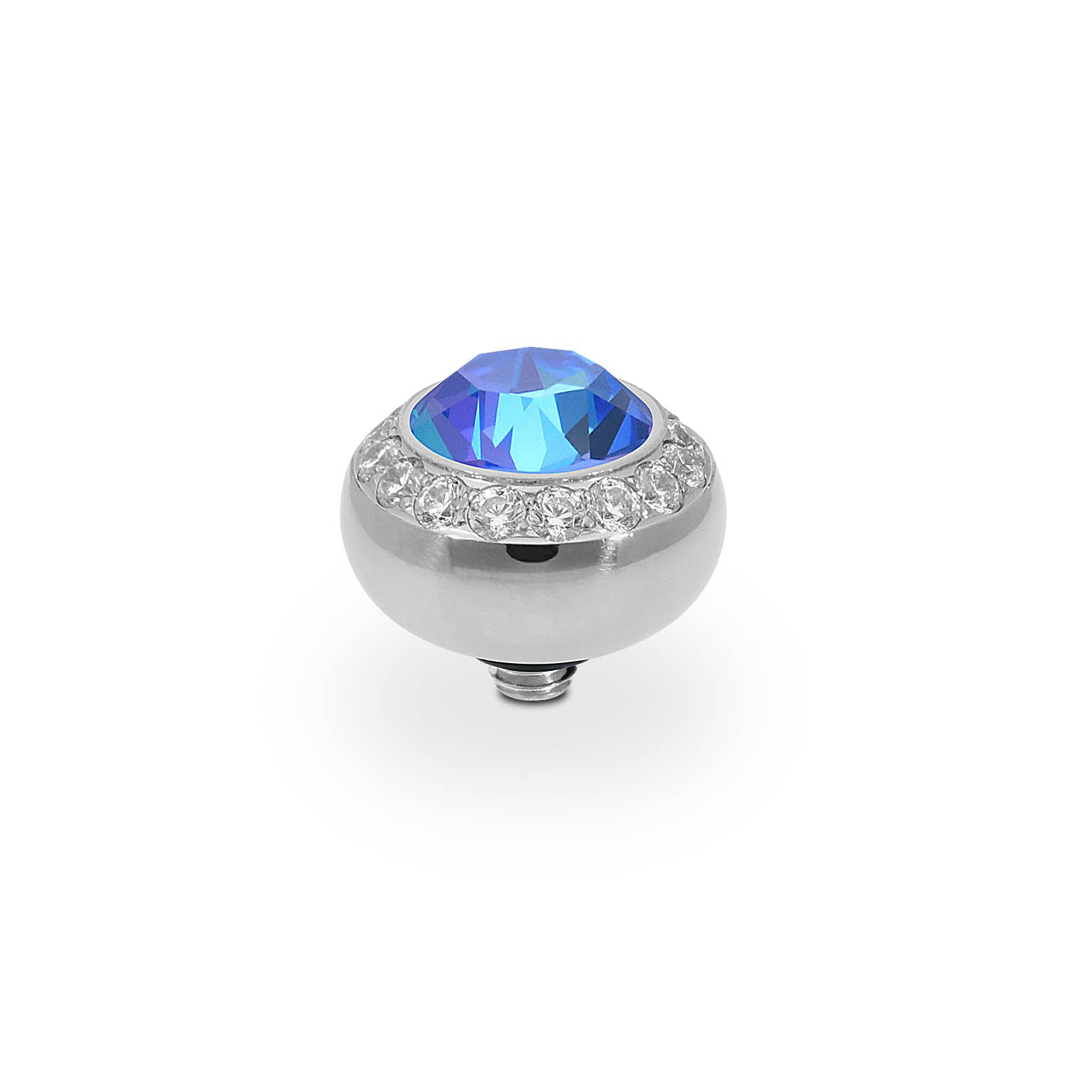 Tondo Deluxe Top 0.4" - Silver royal blue delite