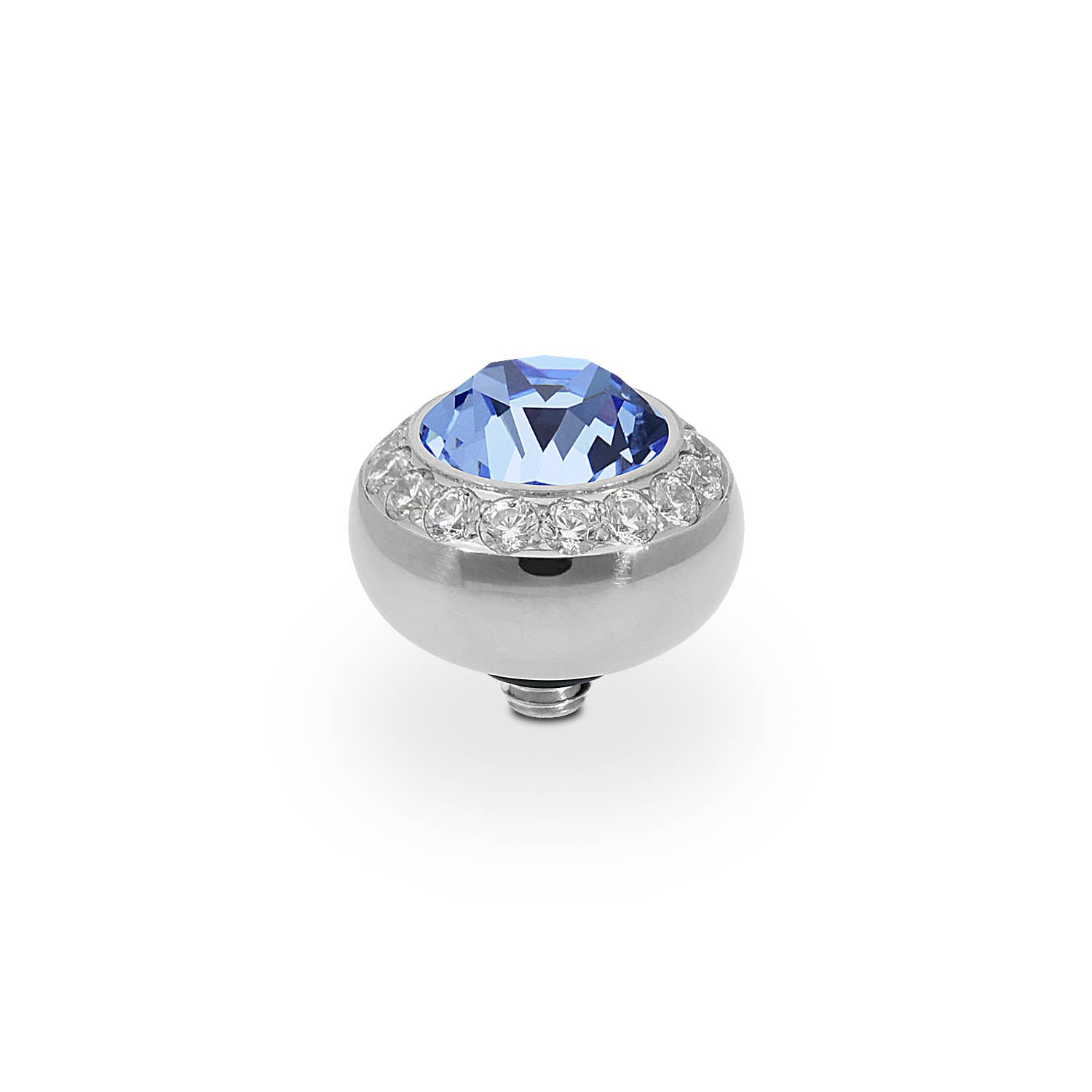 Tondo Deluxe Top 0.4" - Silver light sapphire